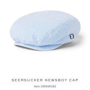 Janie and Jack Seersucker Newsboy cap